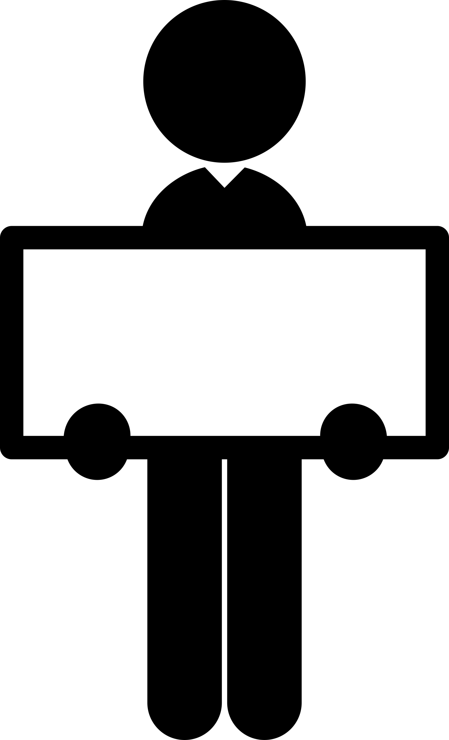 Man Holding White Signal For Publicity Laser Cut Svg File Free Vectors